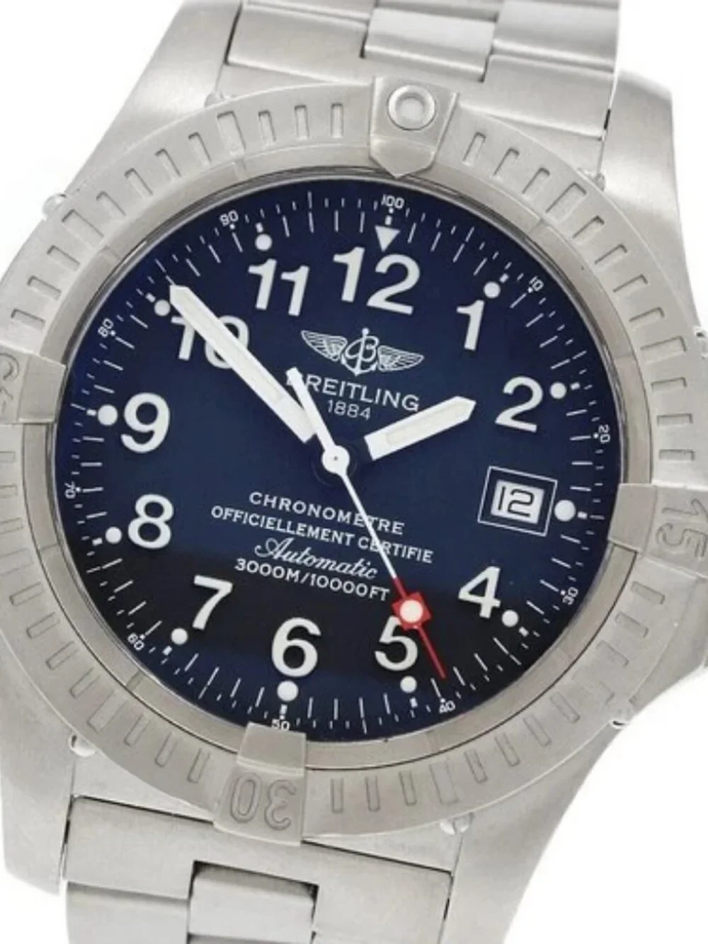 BREITLING Avenger Seawolf E17370 Date black Dial Automatic Men's Watch_965683